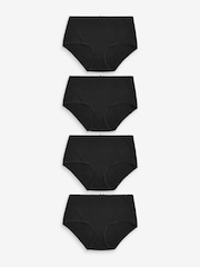 Noir - Culotte en coton riche 4 Pack - Image 1 de 4