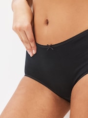 Noir - Culotte en coton riche 4 Pack - Image 4 de 4