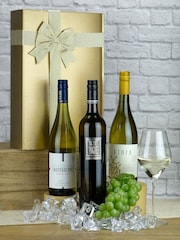 Le Bon Vin Trio of World White Wines Gold Box Gift - Image 1 of 3
