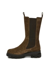 Celtic & Co. Chunky Tall Brown Chelsea Boots - Image 2 of 5