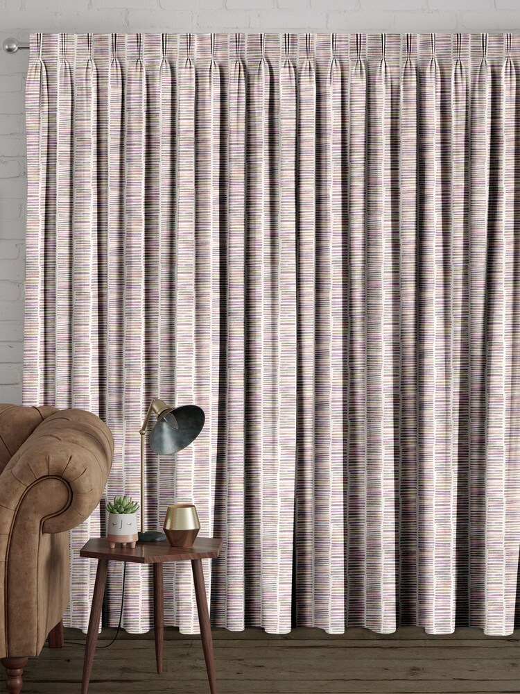Berry Purple Clapton Made To Measure 100% Cotton Curtains - Image 2 of 9
