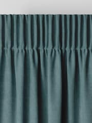 Riviera Blue Abbott Made To Measure Curtains - Image 6 of 9