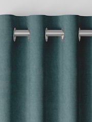 Riviera Blue Abbott Made To Measure Curtains - Image 7 of 9