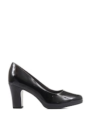 Pavers High Heel Black Court Shoes - Image 1 of 5