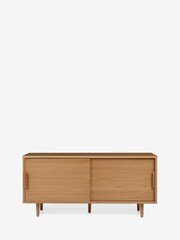 Jasper Conran London Brown Bray Oak Sideboard - Image 1 of 9