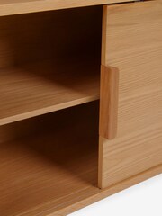 Jasper Conran London Brown Bray Oak Sideboard - Image 5 of 9