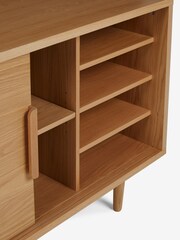Jasper Conran London Brown Bray Oak Sideboard - Image 7 of 9