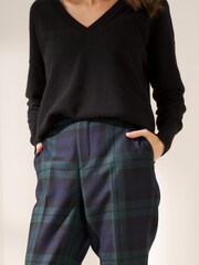 Truly Black Cashmere Boyfriend V-Neck Jumper - Image 3 of 4