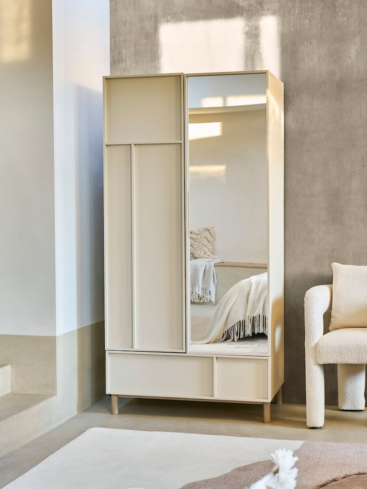 Oyster Finsbury Double, 1 Drawer Wardrobe - Image 1 of 7