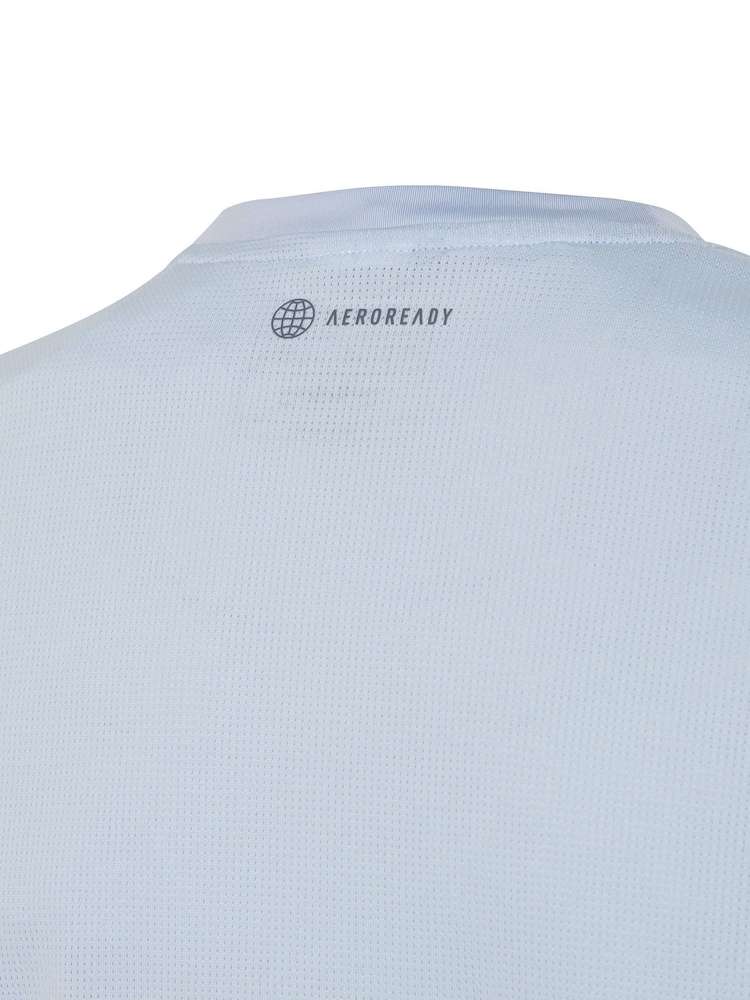 adidas Blue Sportswear Running Aeroready 3-stripes Reflective T-Shirt - Image 5 of 5