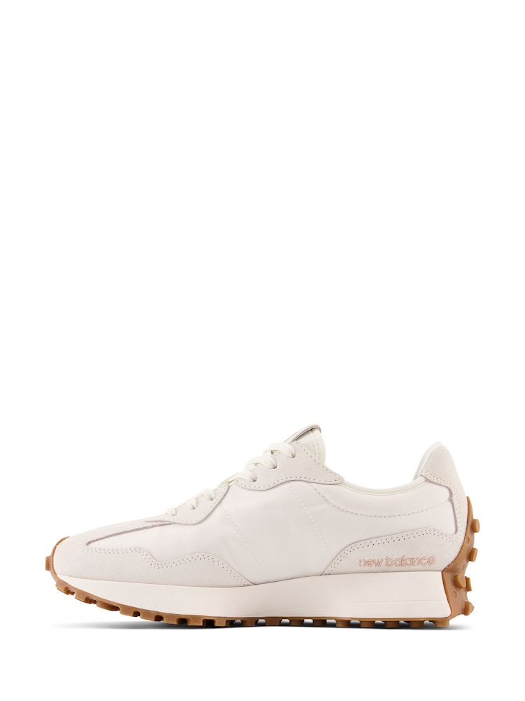 New Balance White Womens 327 Trainers - Image 3 of 8