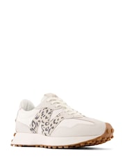 New Balance White Womens 327 Trainers - Image 4 of 8