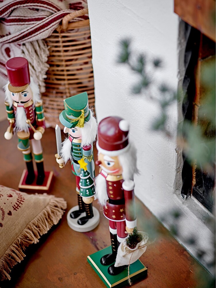 Bloomingville Set of 2 Green Darren Nutcracker Decorations - Image 1 of 4