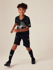 adidas Black Junior Inspired Predator Shorts - Image 2 of 11