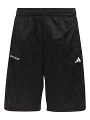 adidas Black Junior Inspired Predator Shorts - Image 7 of 11