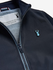 Navy Blue Lightweight Smart Harrington Jacket (3mths-16yrs) - Image 3 of 3