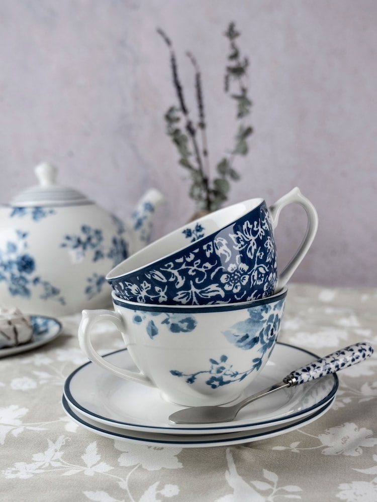 Laura Ashley Blue Cup and Saucer Collectables - Image 1 of 3
