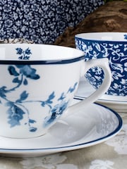 Laura Ashley Blue Cup and Saucer Collectables - Image 2 of 3