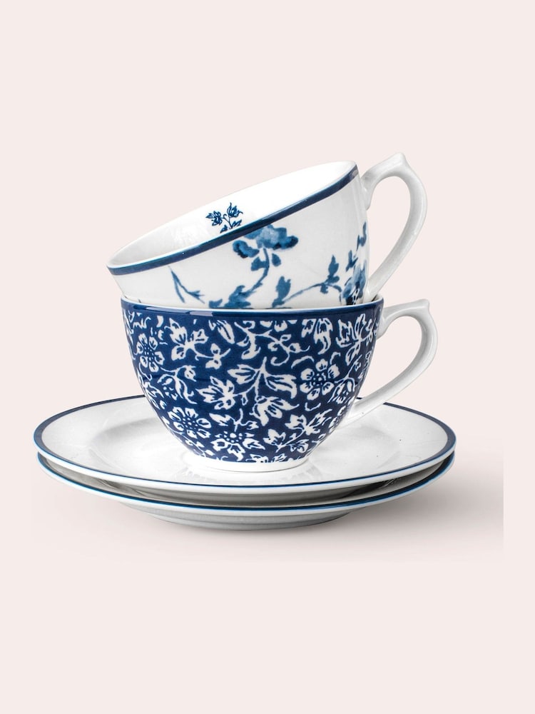 Laura Ashley Blue Cup and Saucer Collectables - Image 3 of 3