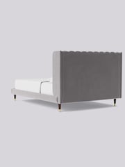 Swoon Easy Velvet Silver Grey Kipling Bed - Image 5 of 7