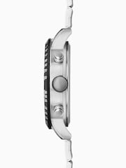 Sekonda Mens Stainless Steel Bracelet Black Chronograph Watch - Image 4 of 7