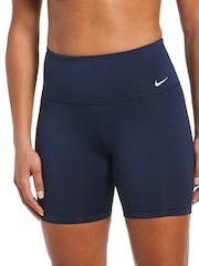 Nike Navy 6 Inch Swim Kick Shorts - Image 1 of 2