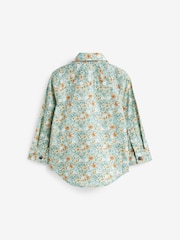 Green Smart Print Shirt With Bow Tie (3mths-7yrs) - Image 5 of 5