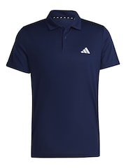 adidas Dark Blue Train Essentials Training Polo Shirt - Image 4 of 4
