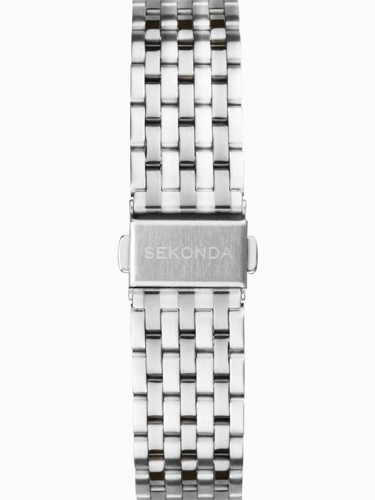 Sekonda Mens Stainless Steel Bracelet Black Watch - Image 2 of 6