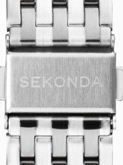 Sekonda Mens Stainless Steel Bracelet Black Watch - Image 4 of 6