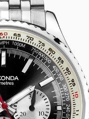 Sekonda Mens Stainless Steel Bracelet Black Watch - Image 5 of 6