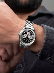 Sekonda Mens Stainless Steel Bracelet Black Watch - Image 6 of 6