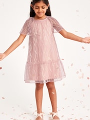 Pink Sequin Dress (3-16yrs) - Image 1 of 6