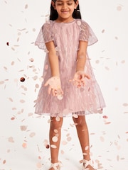 Pink Sequin Dress (3-16yrs) - Image 3 of 6