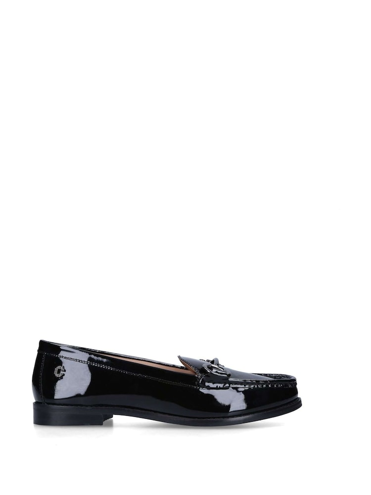 Carvela Comfort Black Snap Shoes - Imagen 2 de 5