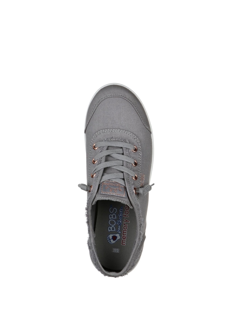 Skechers Grey Bobs B Cute Womens Trainers - Image 4 of 5