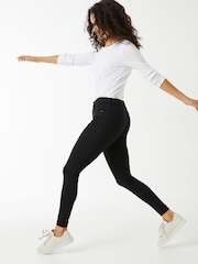 FatFace High Waist Black Jegging Trousers - Image 1 of 4