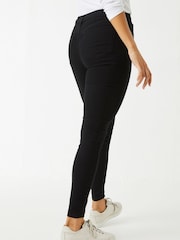 FatFace High Waist Black Jegging Trousers - Image 2 of 4