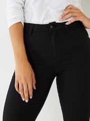FatFace High Waist Black Jegging Trousers - Image 3 of 4