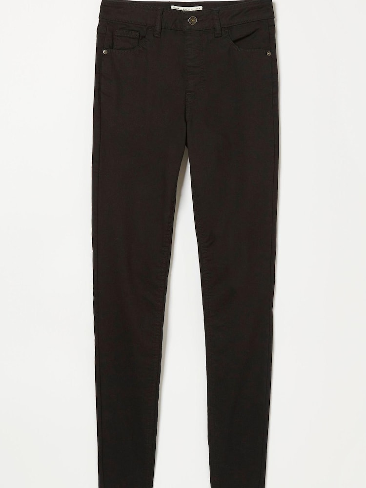 FatFace High Waist Black Jegging Trousers - Image 4 of 4