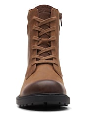 Clarks Brown Leather Orinoco Spice Boots - Image 6 of 7