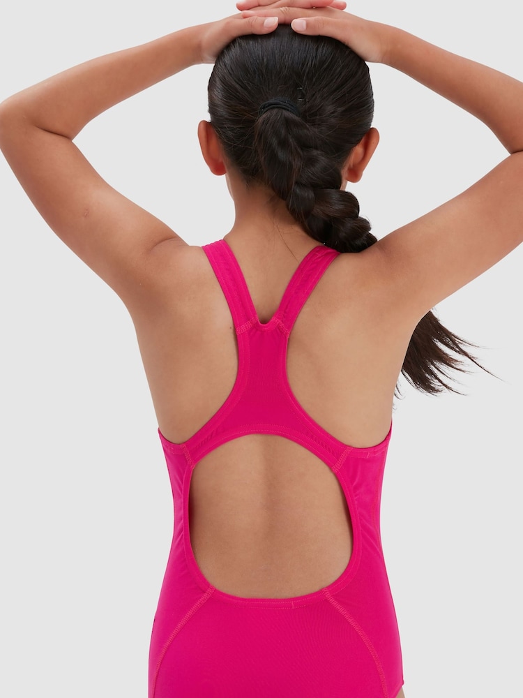 Speedo Pink Endurance+ Medalist Swimsuit - Image 4 of 8