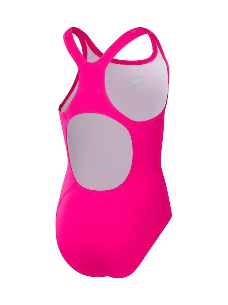 Speedo Pink Endurance+ Medalist Swimsuit - Image 6 of 8