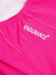 وردي - بدلة سباحة Medalist من نسيج Endurance+ من Speedo - صورة 7 من 8