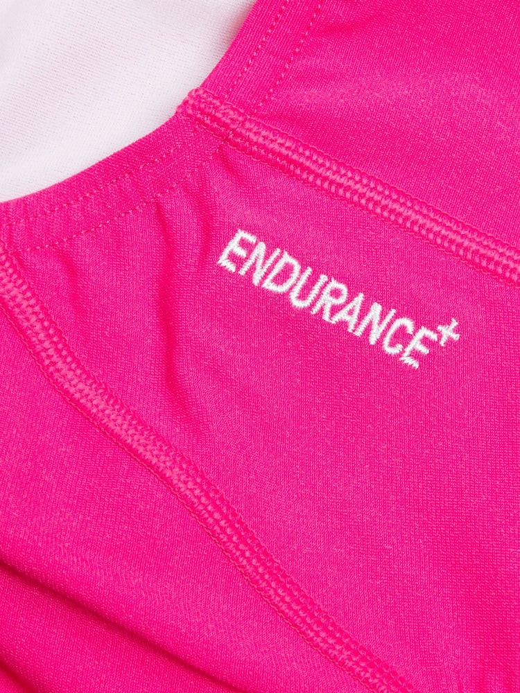 Speedo Pink Endurance+ Medalist Swimsuit - Image 7 of 8