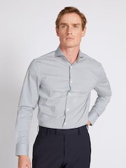 MOSS Tailored Fit Geo Print Stretch Shirt - Image 1 of 1