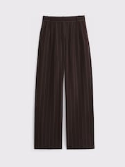 Abercrombie & Fitch Sloan Pinstripe Wide Leg Trousers - Imaginea 5 din 5