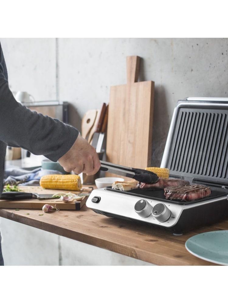 Gastroback Silver Design Indoor BBQ Pro Tabletop Cooker - Image 1 of 4