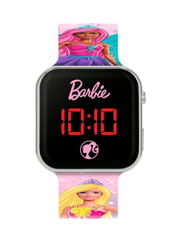 Peers Hardy Pink Barbie Multicoloured Strap LED Watch - Image 1 of 4