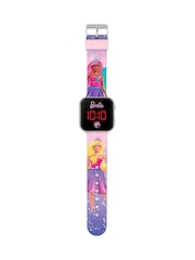 Peers Hardy Pink Barbie Multicoloured Strap LED Watch - Image 3 of 4